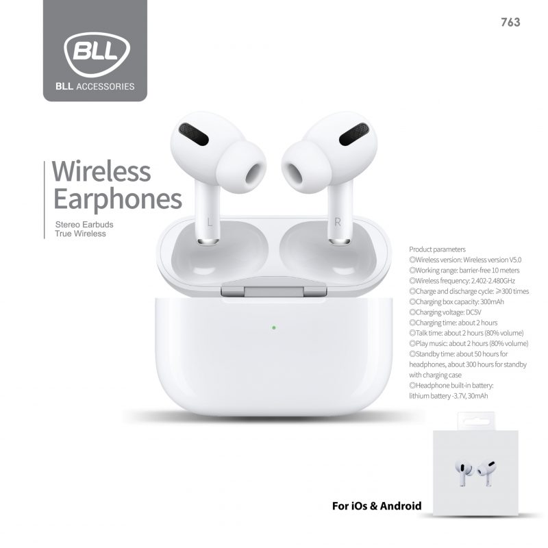 ใหม่ล่าสุด หูฟัง ฺBluetooth True Wireless BLL 763 -3